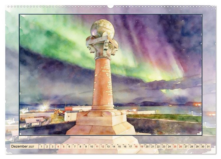 Produktbild: Impressionen aus Norwegen (Wandkalender 2027 DIN A2 quer), CALVENDO Monatskalender