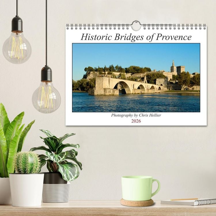Produktbild: Historic Bridges of Provence (Wall Calendar 2026 DIN A4 landscape), CALVENDO 12 Month Wall Calendar