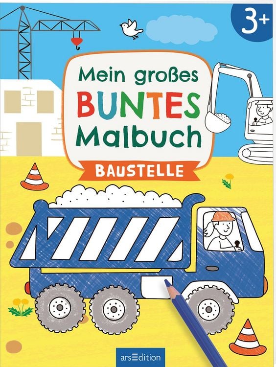 Produktbild: Mein gro&szlig;es buntes Malbuch &ndash; Baustelle
