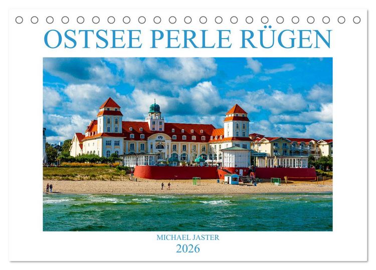 Produktbild: OSTSEE PERLE R&Uuml;GEN Michael Jaster (Tischkalender 2026 DIN A5 quer), CALVENDO Monatskalender
