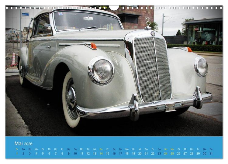 Produktbild: Mercedes Classics (Wandkalender 2026 DIN A3 quer), CALVENDO Monatskalender
