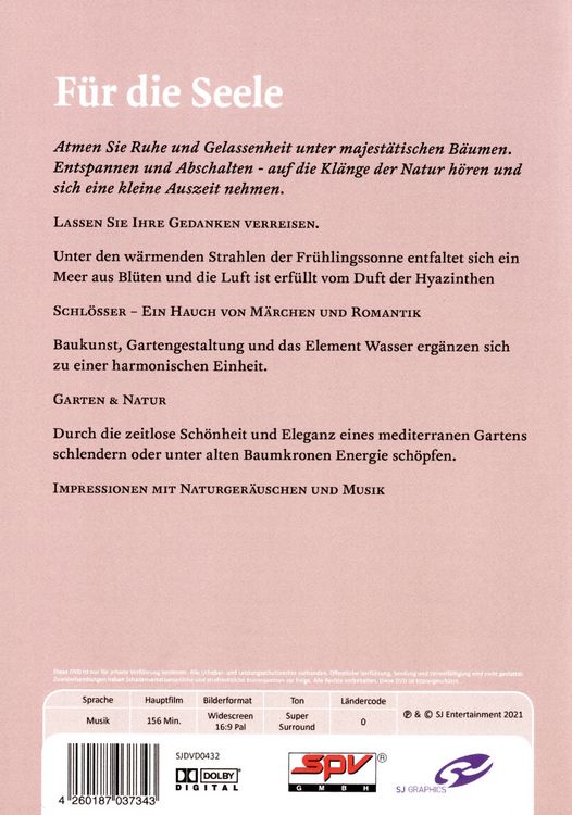 Produktbild: F&uuml;r die Seele Schl&ouml;ssern & G&auml;rten [3 DVDs]
