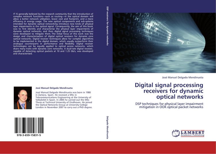 Produktbild: Digital signal processing receivers for dynamic optical networks