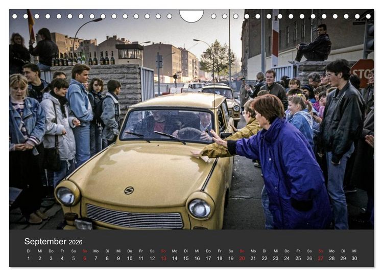 Produktbild: Berlin - der Fall der Mauer (Wandkalender 2026 DIN A4 quer), CALVENDO Monatskalender