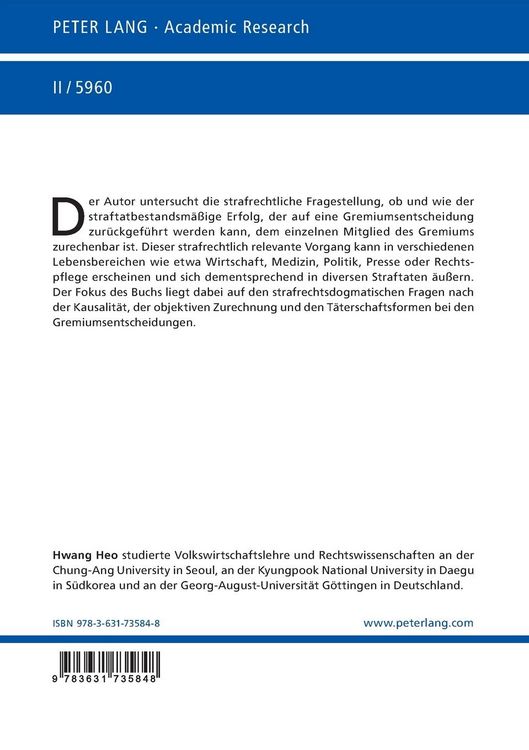 Produktbild: Das Problem der Zurechnung bei Gremiumsentscheidungen am Beispiel des &sect; 266 StGB