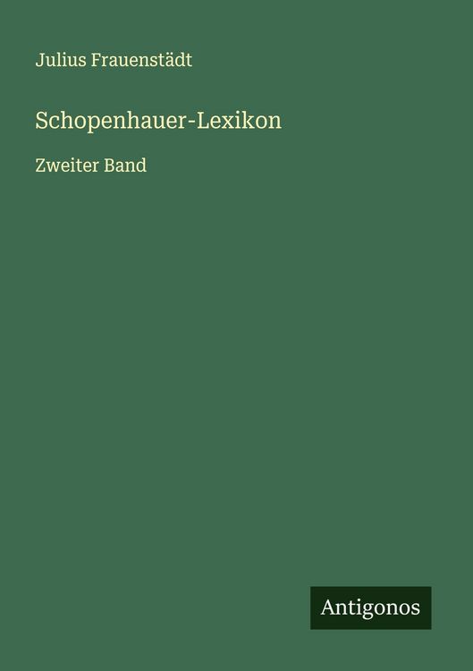 Produktbild: Schopenhauer-Lexikon