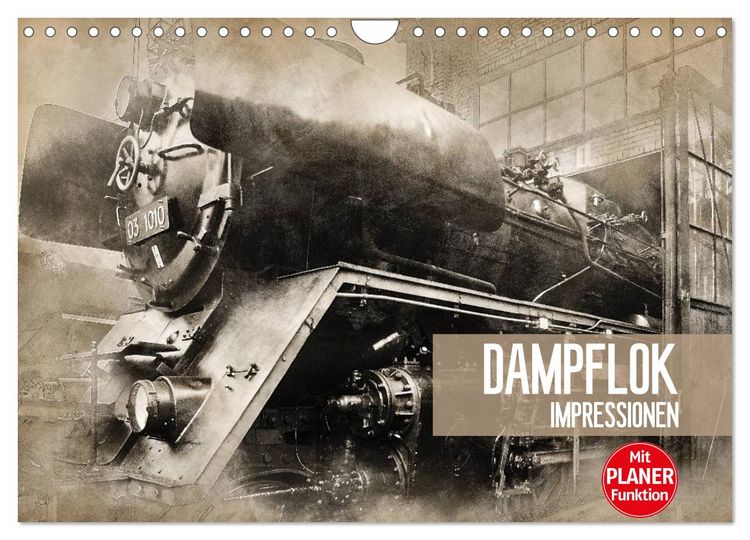 Produktbild: Dampflok Impressionen (Wandkalender 2026 DIN A4 quer), CALVENDO Monatskalender
