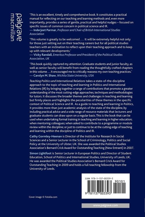 Produktbild: Teaching Politics and International Relations