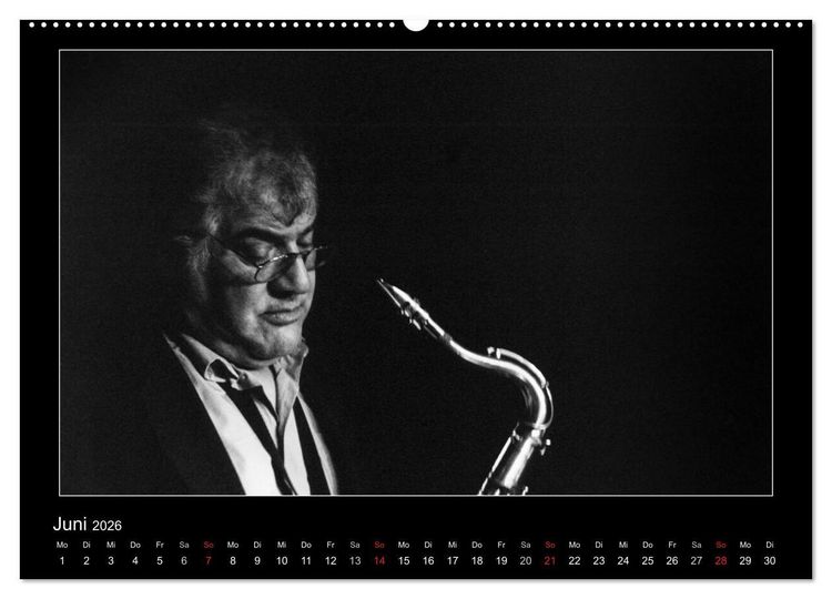 Produktbild: Jazz onstage (hochwertiger Premium Wandkalender 2026 DIN A2 quer), Kunstdruck in Hochglanz