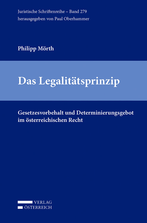 Produktbild: Das Legalit&auml;tsprinzip