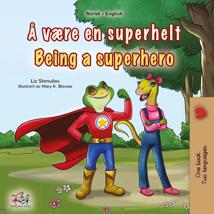Produktbild: &Aring; v&aelig;re en superhelt Being a Superhero (Norwegian English Bilingual Collection)