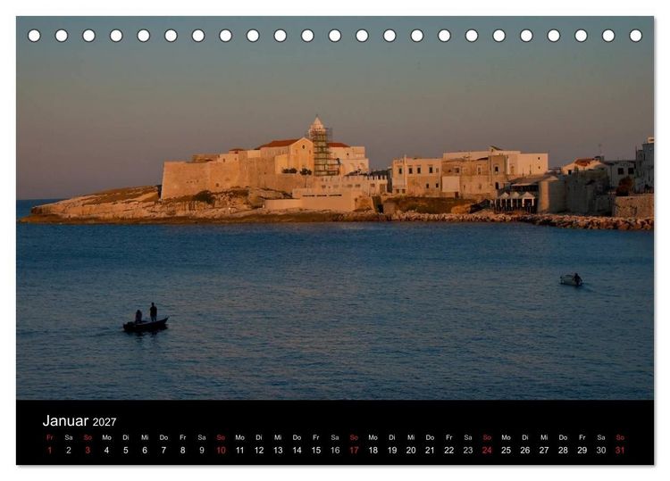 Produktbild: Apulien (Tischkalender 2027 DIN A5 quer), CALVENDO Monatskalender