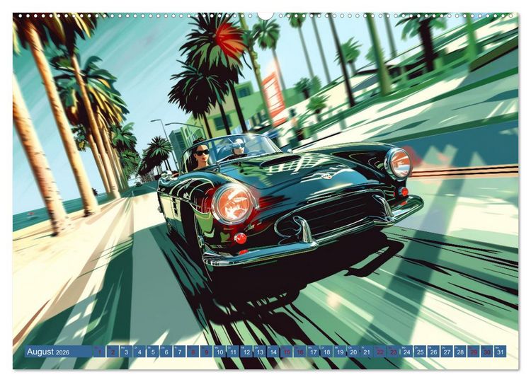 Produktbild: Speed Symphony (hochwertiger Premium Wandkalender 2026 DIN A2 quer), Kunstdruck in Hochglanz