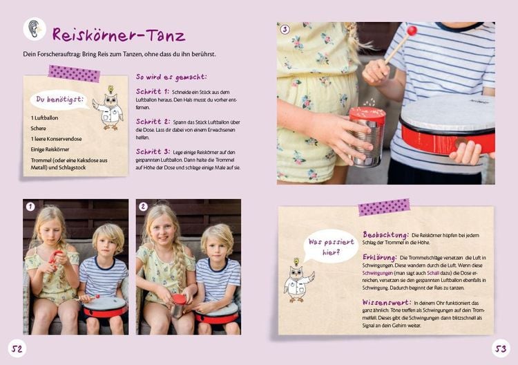 Produktbild: Experimentierspaß für die Kleinsten. 25 leichte Experimente für Kinder ab 3 Jahren. Schwebende Eier, Fluchtpfeffer, Rasierschaum-Regenwolken u.v.m. Le