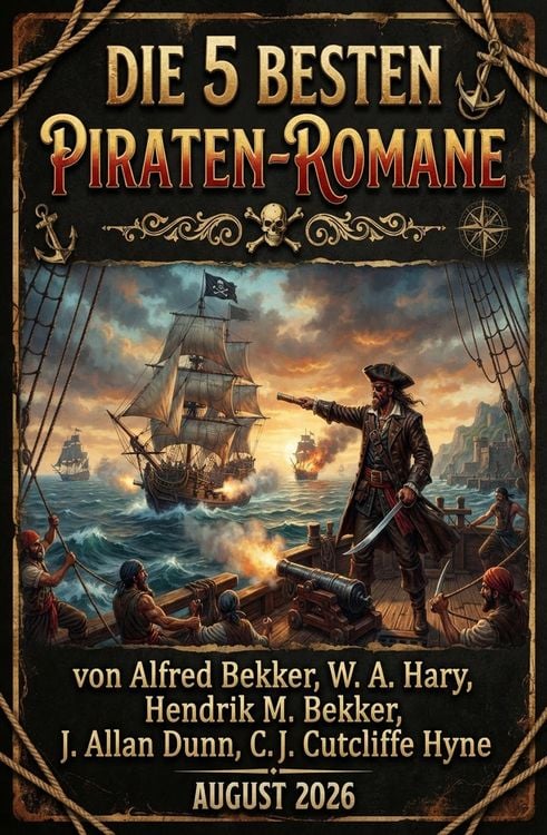 Produktbild: Die 5 besten Piraten-Romane August 2026