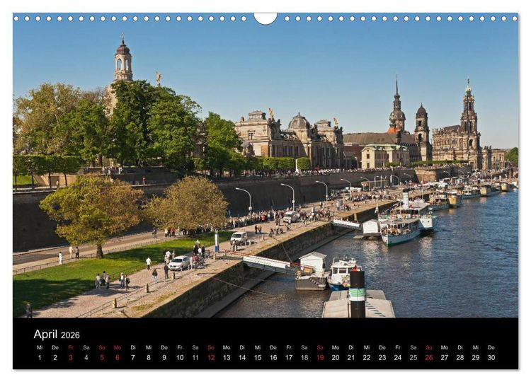 Produktbild: Dresden, das Florenz an der Elbe (Wandkalender 2026 DIN A3 quer), CALVENDO Monatskalender