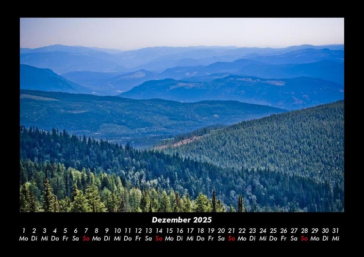 Produktbild: Berge 2025 Fotokalender DIN A3