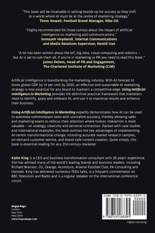 Produktbild: Using Artificial Intelligence in Marketing