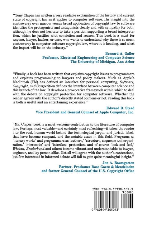 Produktbild: Software, Copyright, and Competition