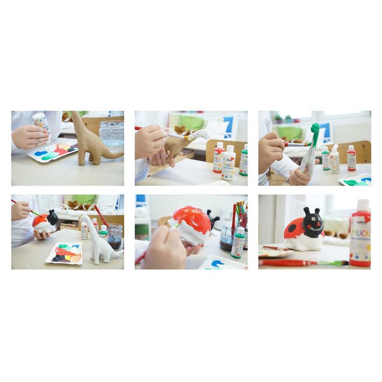 Produktbild: KREUL Bastelfarbe MUCKi gelb 250ml Flasche
