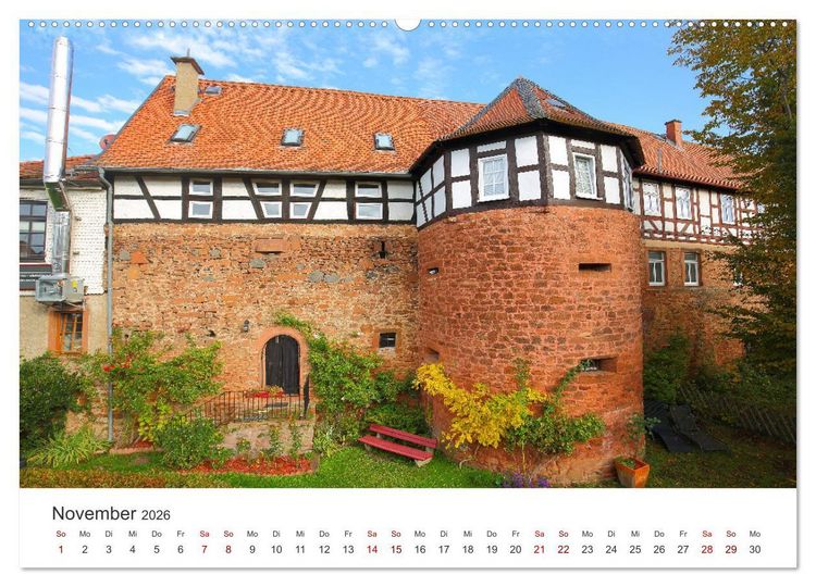 Produktbild: B&uuml;dingen - historische Stadt (hochwertiger Premium Wandkalender 2026 DIN A2 quer), Kunstdruck in Hochglanz
