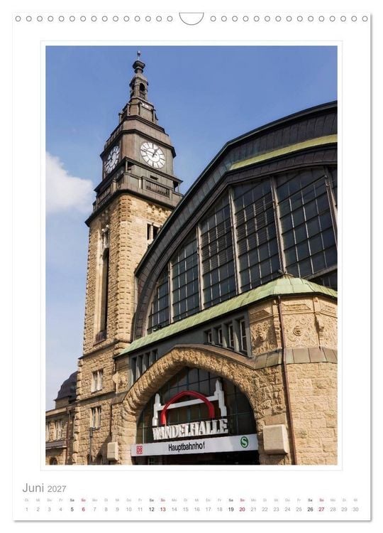 Produktbild: Hamburg - Impressionen einer Stadt (Wandkalender 2027 DIN A3 hoch), CALVENDO Monatskalender