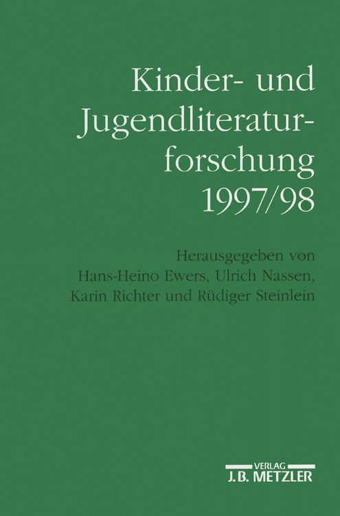 Produktbild: Kinder- und Jugendliteraturforschung 1997/98