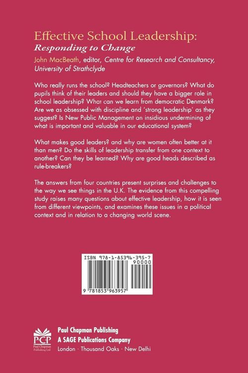 Produktbild: Effective School Leadership