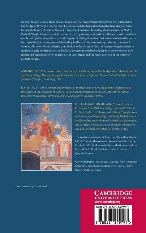 Produktbild: Rethinking the Foundations of Modern Political Thought