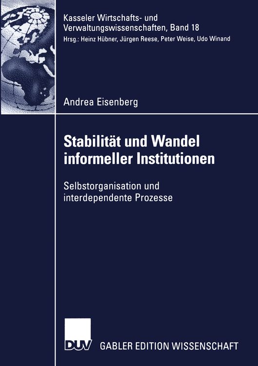 Produktbild: Stabilit&auml;t und Wandel informeller Institutionen