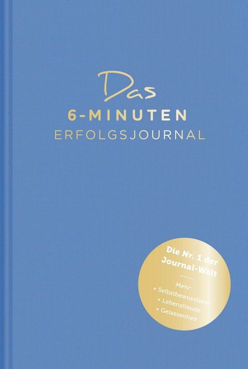 Produktbild: Das 6-Minuten-Erfolgsjournal (mittelblau)
