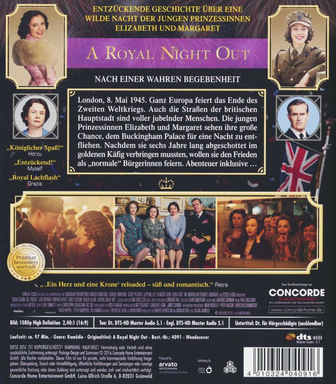 Produktbild: A Royal Night Out - 2 Prinzessinnen. 1 Nacht.