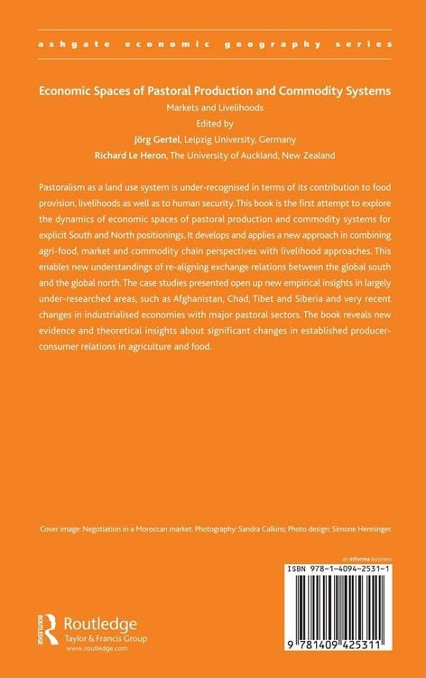 Produktbild: Economic Spaces of Pastoral Production and Commodity Systems