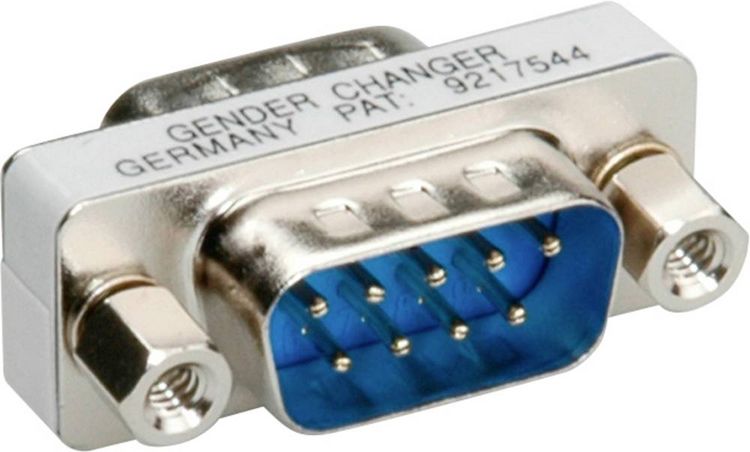 Produktbild: Roline Seriell Adapter [1x D-SUB-Stecker 9pol. - 1x D-SUB-Stecker 9pol.]