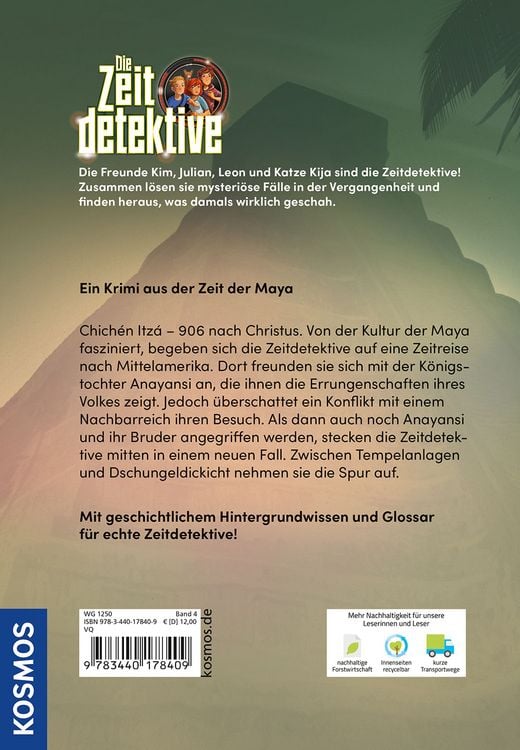 Produktbild: Die Zeitdetektive, 4, Die gefiederte Schlange
