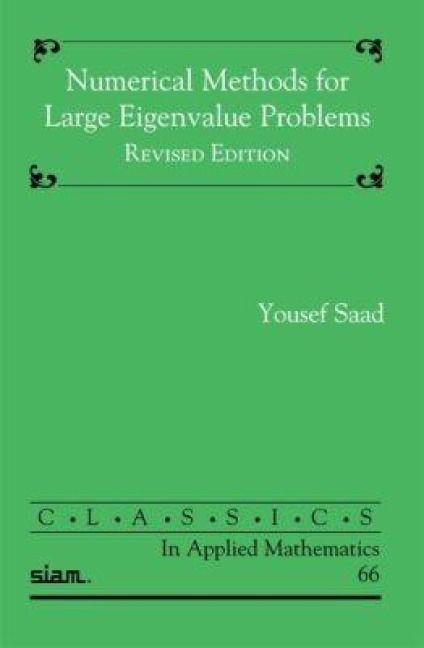 Produktbild: Numerical Methods for Large Eigenvalue Problems