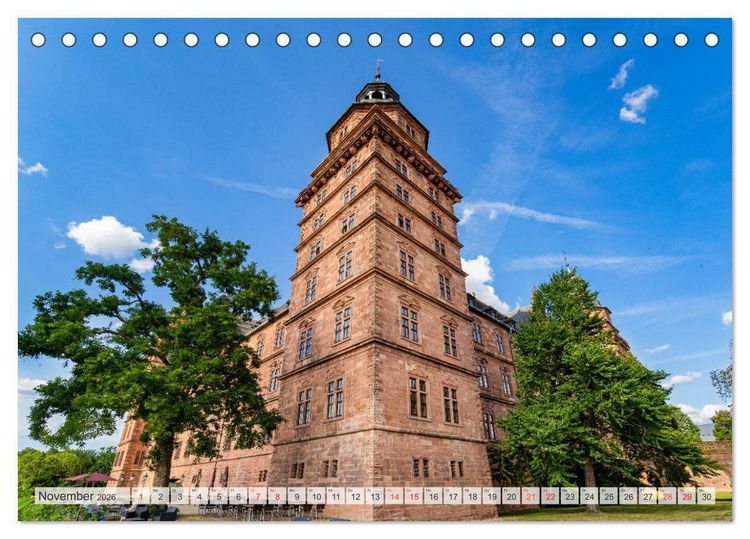 Produktbild: Aschaffenburg Impressionen (Tischkalender 2026 DIN A5 quer), CALVENDO Monatskalender