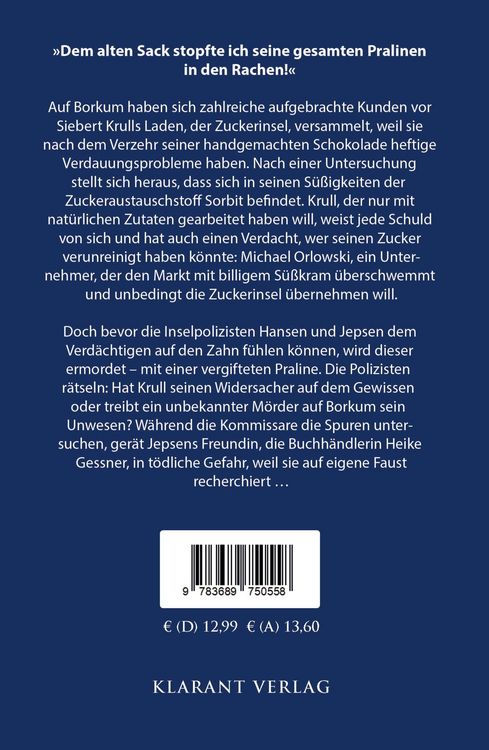 Produktbild: Borkumer Pralinen. Ostfrieslandkrimi