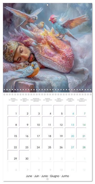 Produktbild: Dragons - A never-ending fascination (Wall Calendar 2026 12 &times; 12 Inch) CALVENDO 12 Month Wall Calendar