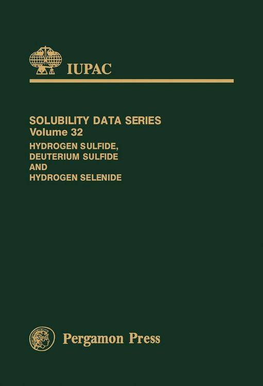 Produktbild: Hydrogen Sulfide, Deuterium Sulfide & Hydrogen Selenide