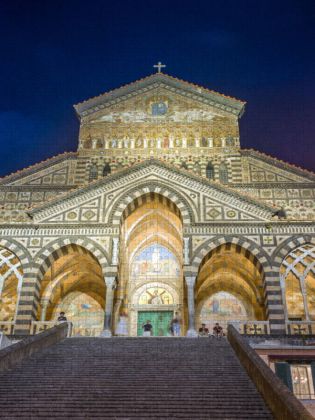 Produktbild: CALVENDO Puzzle Dom von Amalfi bei Nacht | 1000 Teile Lege-Gr&ouml;&szlig;e 64x48cm Foto-Puzzle f&uuml;r gl&uuml;ckliche Stunden