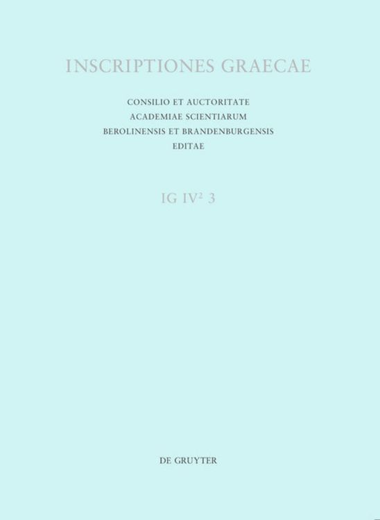 Produktbild: Inscriptiones Corinthiae saeculorum IV. V. VI.