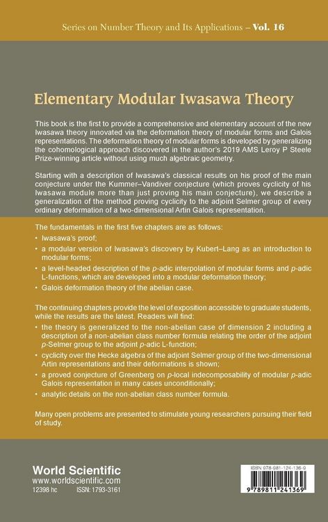 Produktbild: Elementary Modular Iwasawa Theory