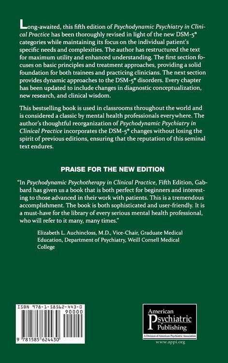 Produktbild: Psychodynamic Psychiatry in Clinical Practice