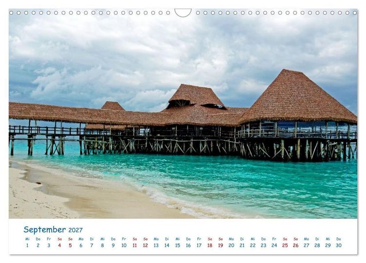 Produktbild: Traumziele weltweit &ndash; Inselleben auf Sansibar (Wandkalender 2027 DIN A3 quer), CALVENDO Monatskalender