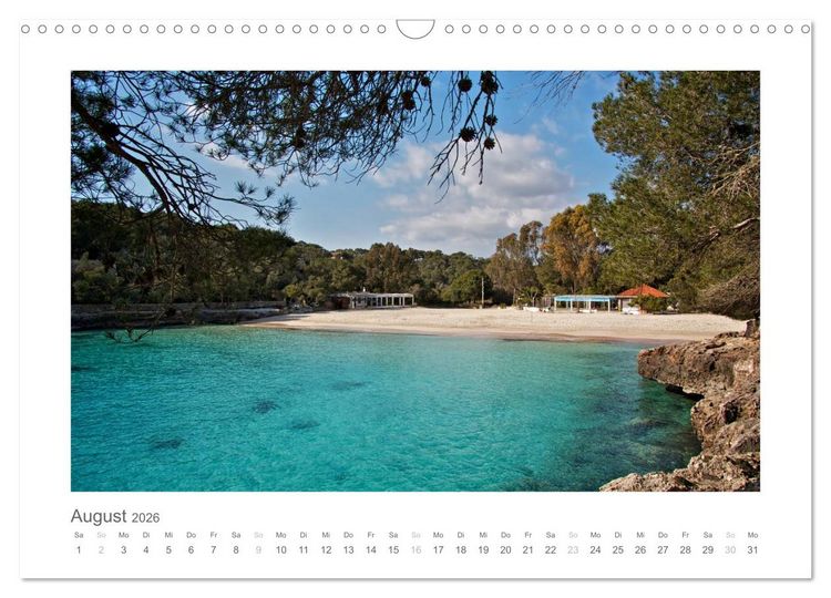 Produktbild: Mallorca - Impressionen (Wandkalender 2026 DIN A3 quer), CALVENDO Monatskalender