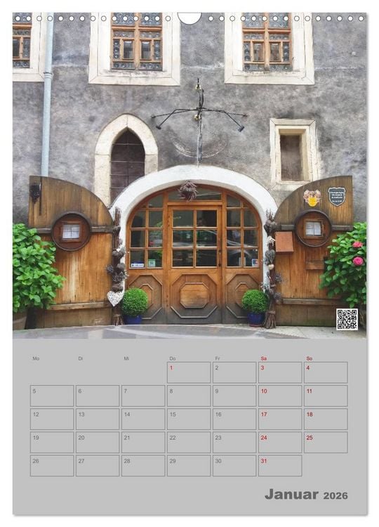 Produktbild: T&uuml;ren und Portale in Pirna (Wandkalender 2026 DIN A3 hoch), CALVENDO Monatskalender