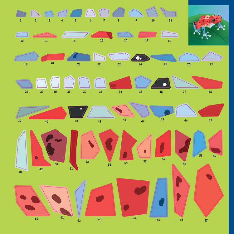 Produktbild: Paint by Sticker Kids: Rainforest Animals