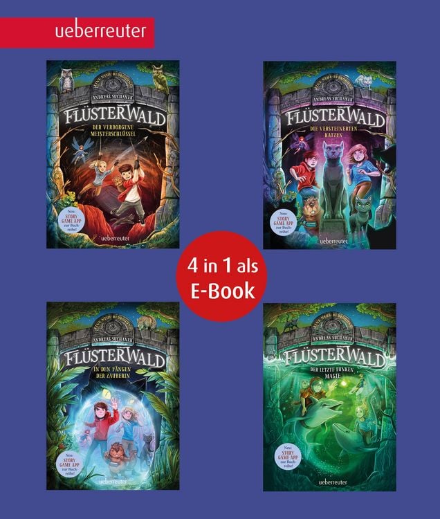 Produktbild: Fl&uuml;sterwald - Die komplette 2. Staffel in 4 B&auml;nden (Bundle)