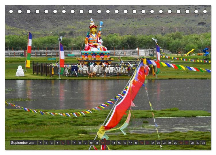 Produktbild: Ladakh - Zanskar (Tischkalender 2026 DIN A5 quer), CALVENDO Monatskalender